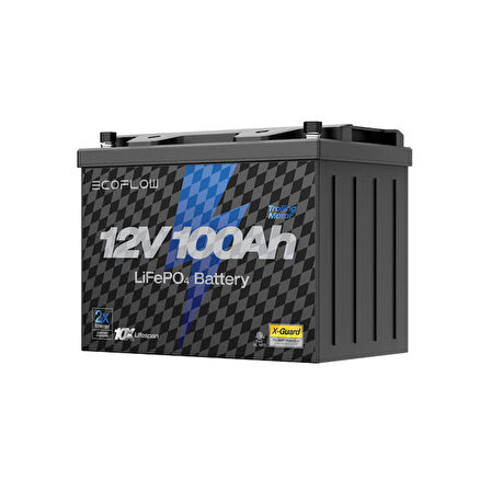 EcoFlow - Lityum 12V 100Ah Derin Döngülü Deniz Trolling Motoru Aküsü