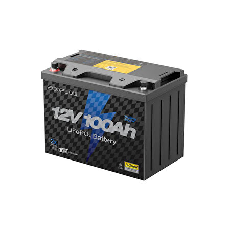 EcoFlow - Lityum 12V 100Ah Derin Döngülü Deniz Trolling Motoru Aküsü