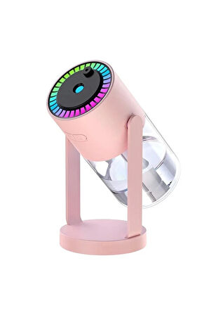 mioji Mio AH8 Taşınabilir RGB 280ml Hava Nemlendirici - Pembe