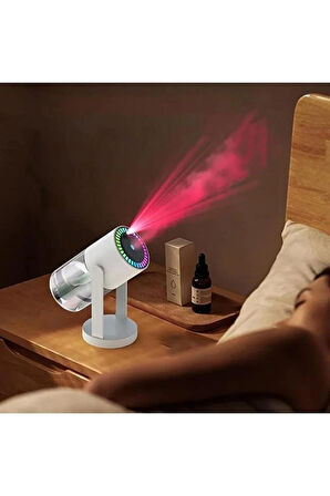 mioji Mio AH8 Taşınabilir RGB 280ml Hava Nemlendirici - Pembe