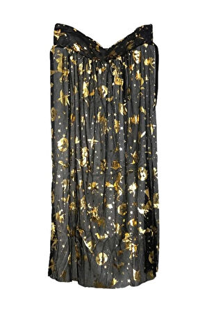 HALLOWEEN DESENLİ PELERİN SİYAH