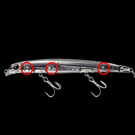 Evergreen Avenger 125F Yüzer Kancalı Sahte Yem 778 STARDUST BLACK - (11935778)