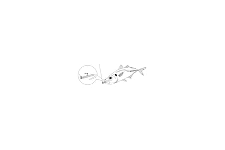 Evergreen GIMLET 2.0" Keskin Kuyruklu Light Game Solucan Yem 521 AWAYA PEARL GLOW - (20016521)