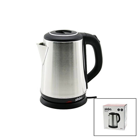 ÇELİK KETTLE 1.8LT GİZLİ REZİSTANS - KABLOSUZ SK-8027 (4533)