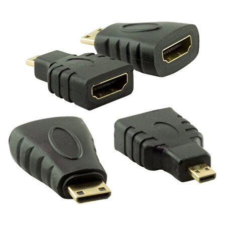 HDMI KABLO 1.5 METRE 3LÜ SET  (MICRO HDMI HDMI*MİNİ HDMI HDMI) (4533)