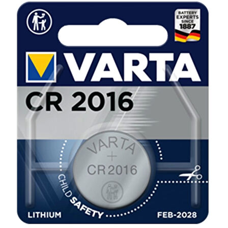 VARTA CR2016 LİTYUM PİL TEKLİ PAKET FİYAT (4533)