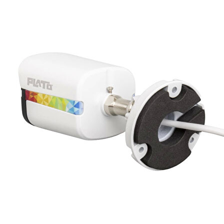 PLATO PL-22995 5MP COLOR VU MİKROFONLU 2.8 MM 3 ATOM LED METAL KASA AHD BULLET KAMERA (4533)