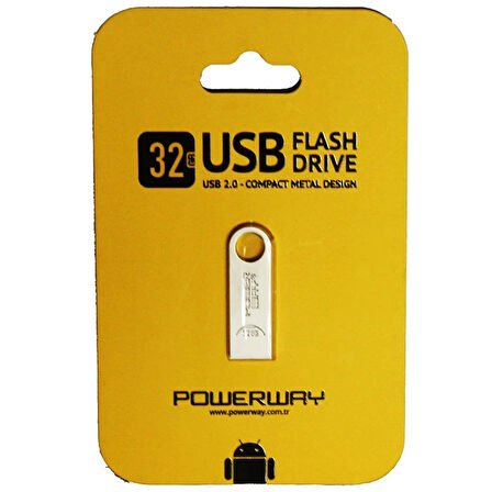 32 GB METAL USB 2.0 FLASH BELLEK (4533)