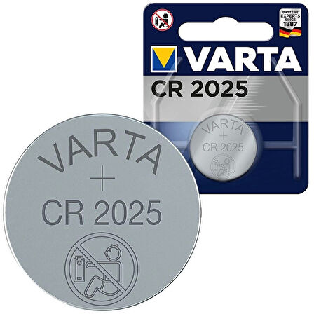 VARTA CR2025 LİTYUM PİL TEKLİ PAKET FİYAT (4533)