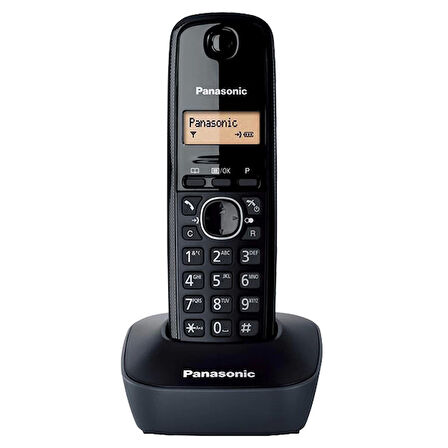 PANASONIC KX-TG1611 DECT TELSİZ TELEFON (SİYAH) (4533)