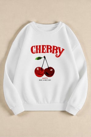 Çok Renkli Baskılı & Baskısız Sweatshirt 3'lü Fırsat Paketi