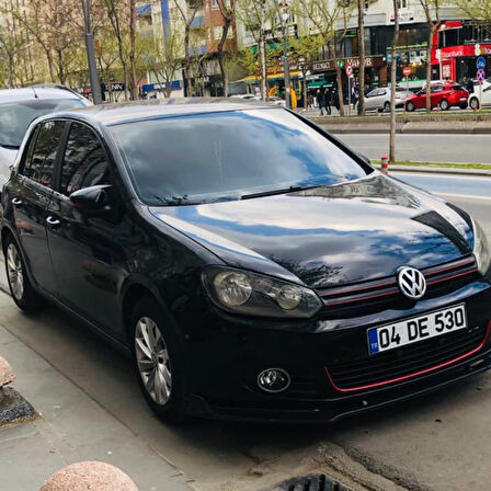 Sts Oto Aksesuar  Golf 6 2008-2012 Batman Yarasa Ayna Kapağı Piano Black Abs Plastik