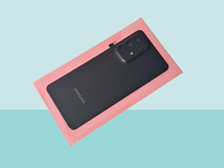 Tkgz - Samsung Galaxy A33 Arka Kapak (Cam Full Lensli) - SİYAH