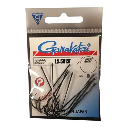 GAMAKATSU LS-5013F Siyah 1/0 U.Gövde O.İğnesi 1/10