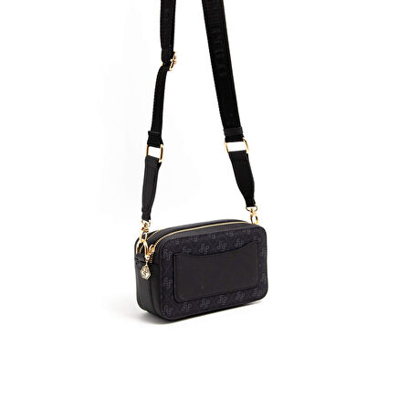 Silver Polo  Kadın Çapraz Çanta 1078-45355 SILVER POLO ÇAPRAZ Kadın ÇANTASI M178 SİYAH-MAT SİYAH