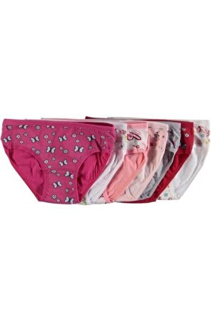 Kız Çocuk Pembe Külot 6 Lı