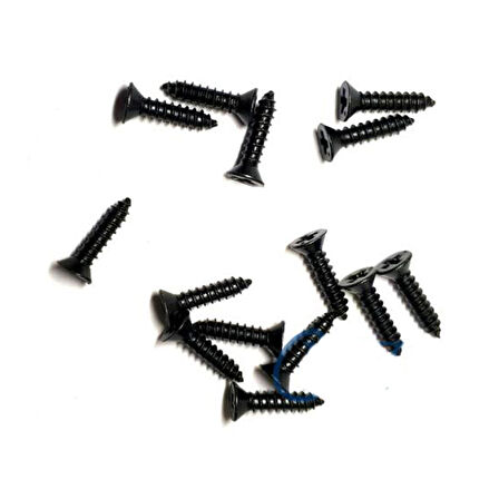 Klips, Menteşe, Ayak, Ağaç, Sunta Vidası 2,2x6,5mm - Siyah 100 Adet (944944)