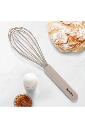 GreenPan Silikon Çırpıcı Bej | Platinum Silicone | BPA İçermez | 200°C Isıya Dayanıklı |