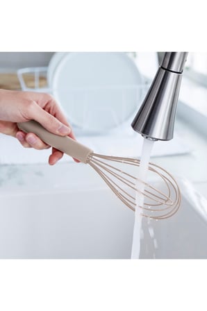 GreenPan Silikon Çırpıcı Bej | Platinum Silicone | BPA İçermez | 200°C Isıya Dayanıklı |