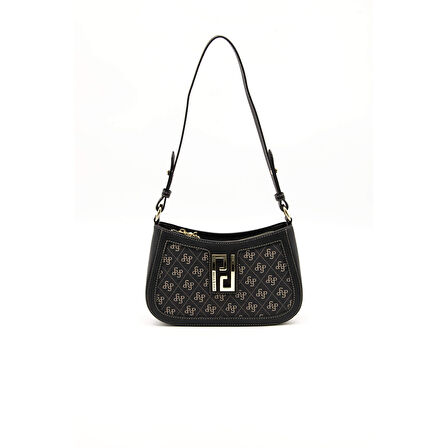 Silver Polo  Kadın Çapraz Çanta 1132-45372 SILVER POLO ÇAPRAZ Kadın ÇANTASI M178 FÜME-MAT SİYAH