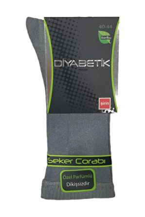 Diabetik (şeker) 3 Adet Bambu Erkek Çorap -