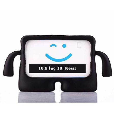 Apple iPad 10,9 inç 10. Nesil Uyumlu iBuy Standlı Fuchsia Yumuşak Eğlenceli Çocuk Tablet Kılıfı