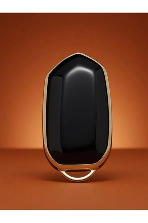 TOGG T10x T10F 3 Tuşlu Smart Nano Anahtar Kılıfı Siyah Gold Altın Renk Yüksek Kalite