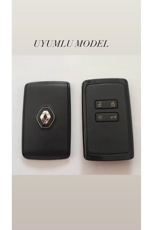 Renault Megane 4 Talisman Kadjar beyaz Oto Anahtar Kumanda Kabı Premium