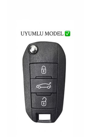 Peugeot Uyumlu 208 301 307 308 508 2008 3008 Partner Van Anahtar Kilifi ithal premium