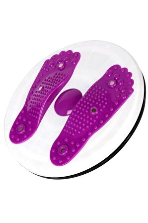 Manyetik Twister Disk 27 cm Ayak Masajlı Bel İnceltici Dönen Disc Disk Twister Zayıflama Spor Aleti