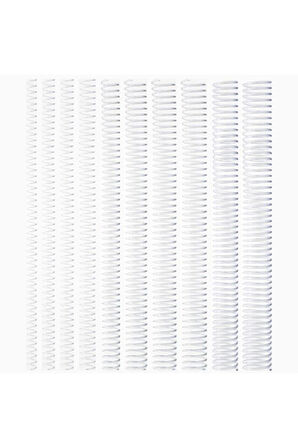 Kayreb Spiral Plastik Helezon (100 LÜ) 12 MM Şeffaf