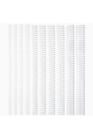Kayreb Spiral Plastik Helezon (100 LÜ) 18 MM Şeffaf