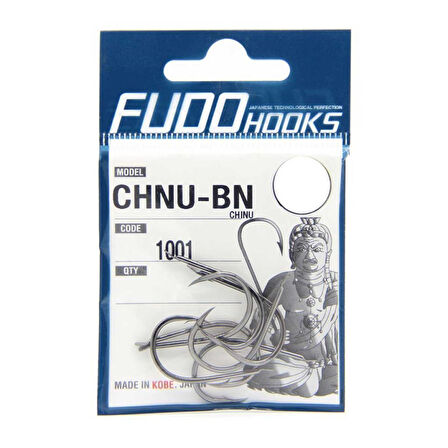 Fudo 1001 Chınu Black Nikel Olta İğnesi Black Nickel-NO:12