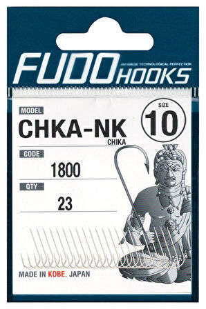 Fudo 1801 Chika Black Nikel İğne 1/0