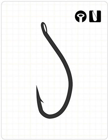 Fudo 2401 Carp Black Nikel Sazan İğnesi