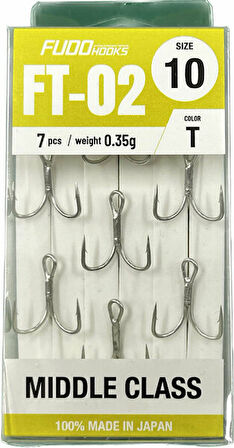 Fudo 2248 Treble Middle Class Galvaniz 3lü Nikel İğne - NO-4