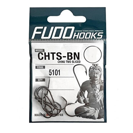 Fudo CHTS-BN Chinu Two Sliced Olta İğnesi Black Nickel-NO:8