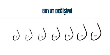 Fudo 5301 LCMT-BN Light Circle Mutsu Olta İğnesi NO:2/0