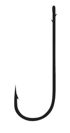 Fudo 6111 Worm SSB2 Black Nikel Uzun Pala Tırnaklı İğne 2