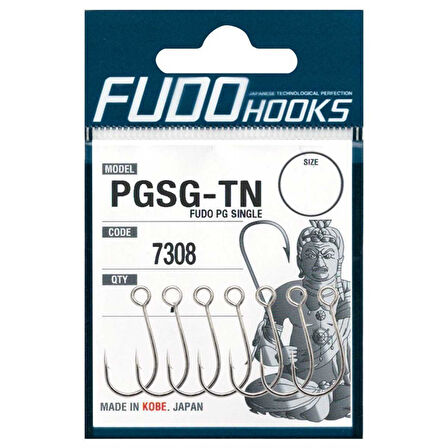 Fudo PG Single PGSG-TN Yeni Nesil Galvaniz Sahte Balık İğnesi NO:2