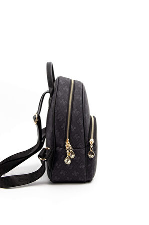 Silver Polo  Kadın  945-45411 SILVER POLO SIRT ÇANTASI M178 SİYAH-MAT SİYAH