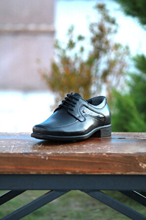 Erkek Mevsimlik Kundura Hakiki Deri  Kauççuk Taban Bağlı