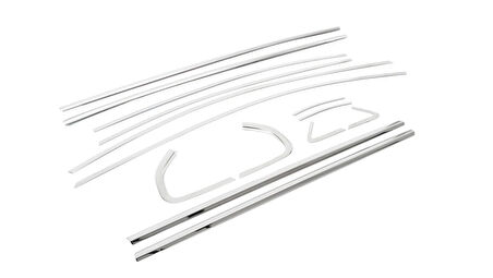 Renault Taliant Krom Cam Çerçevesi 16 Parça 2020+