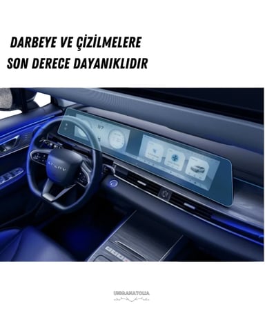 Yeni Omoda 5 Multimedya ve Yolcu Ekran Uyumlu Nano Ekran Koruyucu