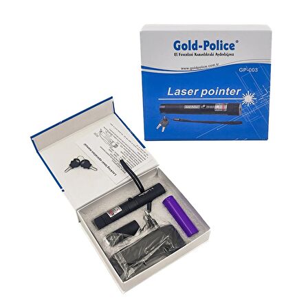 Gold Police GP-003  Şarjlı Yeşil Lazer Işık