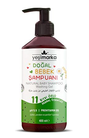 Yeşilmarka Doğal Bebek Şampuanı – Karpuz 400ml