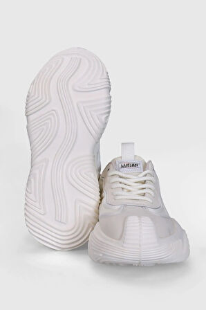 Lufian Thomas Kalın Taban Erkek Sneaker Beyaz Ayakkabı
