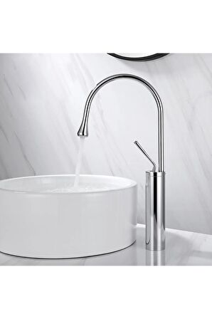Banyo Çanak Lavabo Bataryası Yeni Tasarım Krom 5 Yıl Garantili