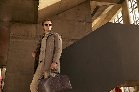 Su İtici Erkek Şişme Mont Vizon 4543