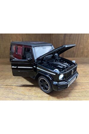 MERCEDES G65 ARBA BRABUS ROCKET G65 DİECAST METAL ARABA IŞIKLI SESLİ SİYAH MERCEDES G65